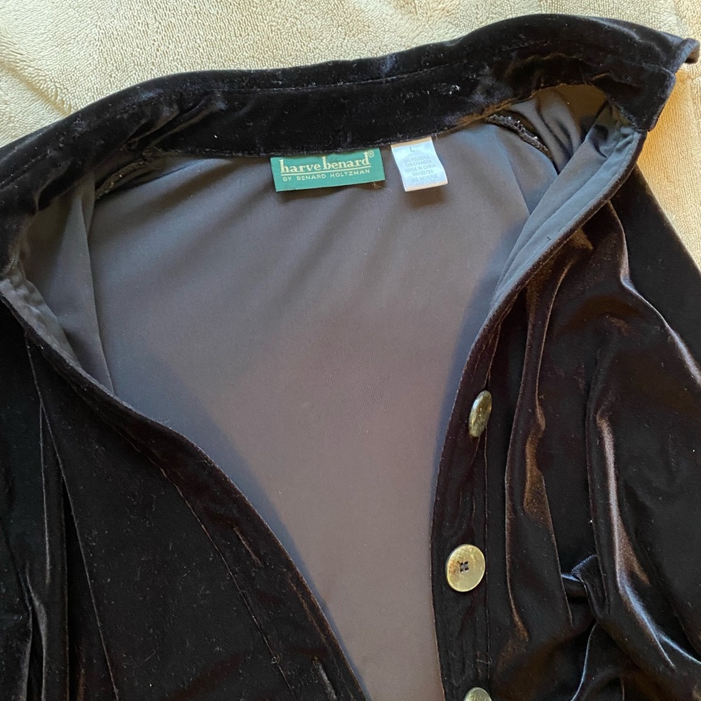 Velour blouse